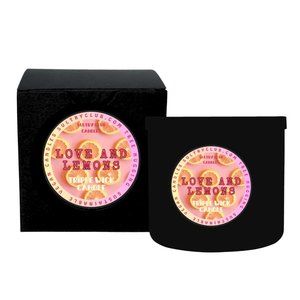 LOVE AND LEMONS 3 WICK VEGAN CANDLE